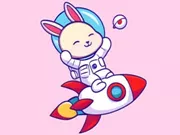 Coloring Book: Rabbit Astronaut