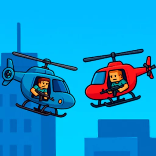 Helicopter Battle Steve 2 Player