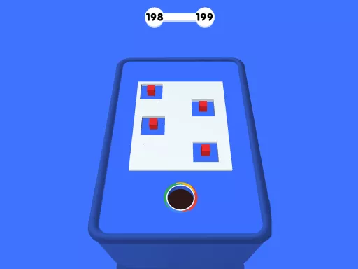 Hole 3d Color Block Game