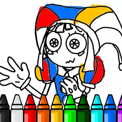 Pomni Coloring Book