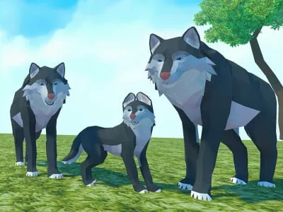 Wolf Family Simulator